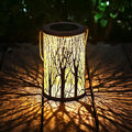 Art Deco Solar Cylinder Lantern