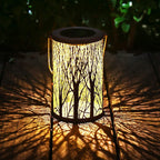 Art Deco Solar Cylinder Lantern
