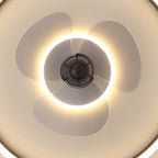Minimalist Round Invisible LED Ceiling Fan Light