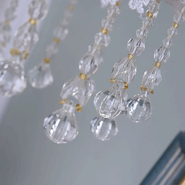 Luxury Lace Resin 1-Light Table Lamp - European Design