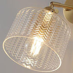 Minimalist Brass Cylinder Wall Sconce