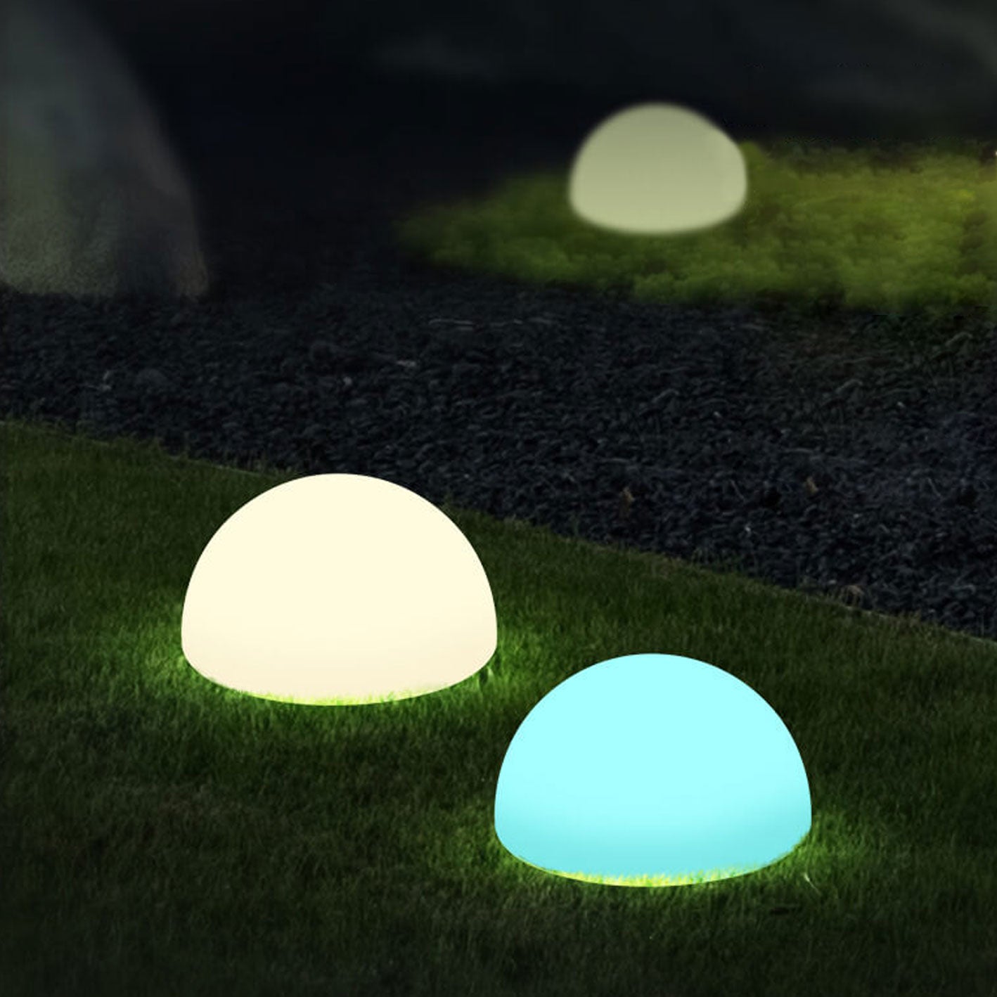 Premium Solar Waterproof Spherical LED Outdoor Lawn Light