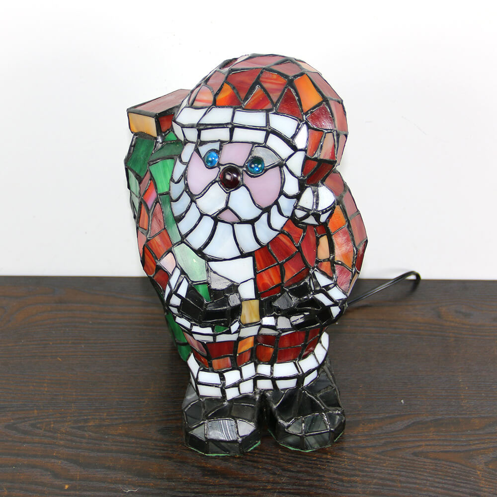 Premium Tiffany Stained Glass Animal Table Lamp - 1-Light Decorative Accent