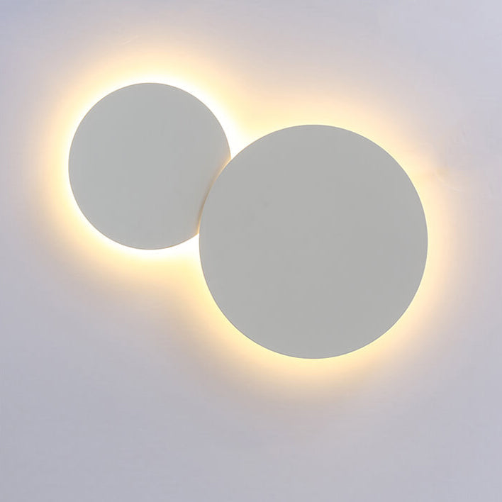 Minimalist Round Iron LED Sconce