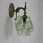 Tiffany Flower Glass Wall Sconce