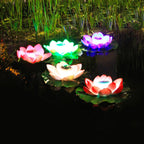 Premium Waterproof Solar LED Floating Lotus Flower Light