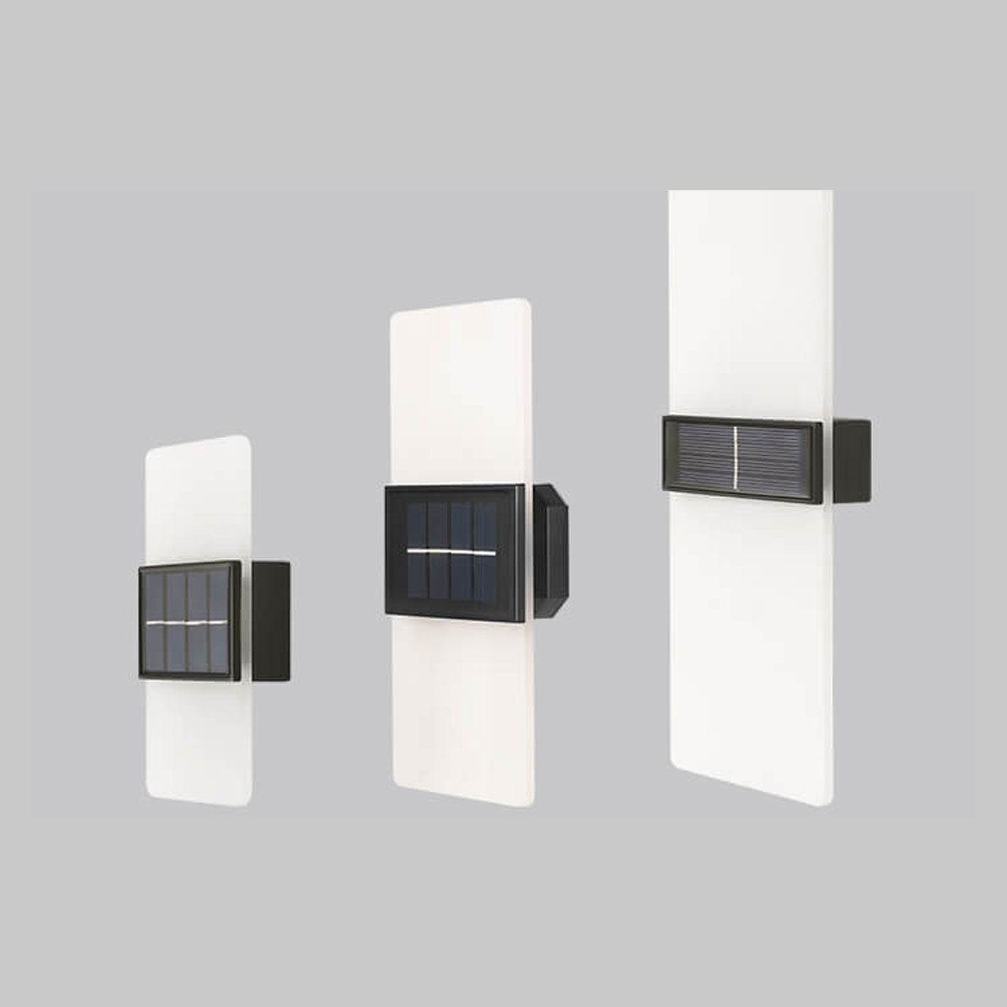 Premium Waterproof Acrylic LED Solar Wall Sconce