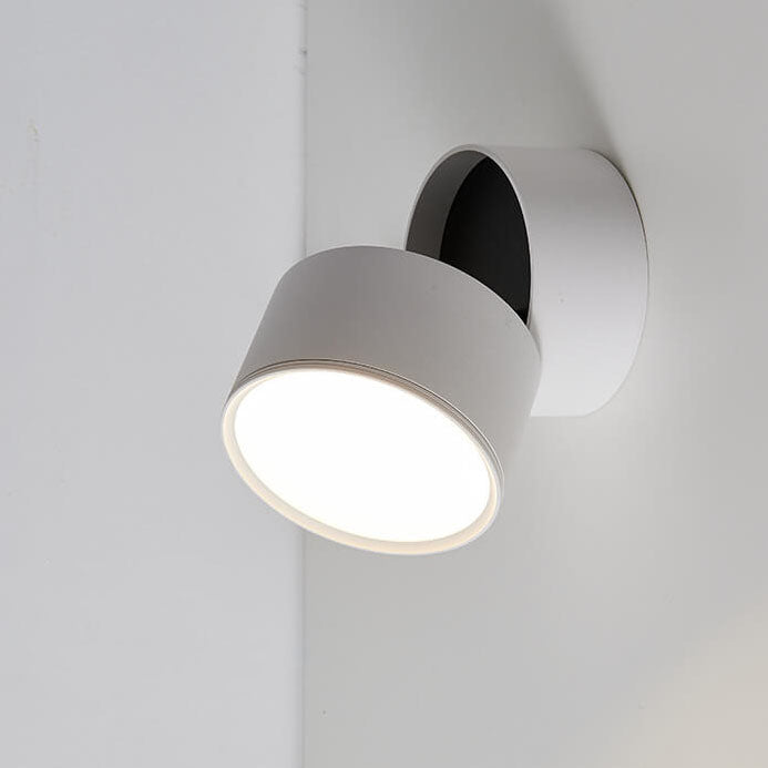 Minimalist Round Rotatable LED Wall Sconce Lamp