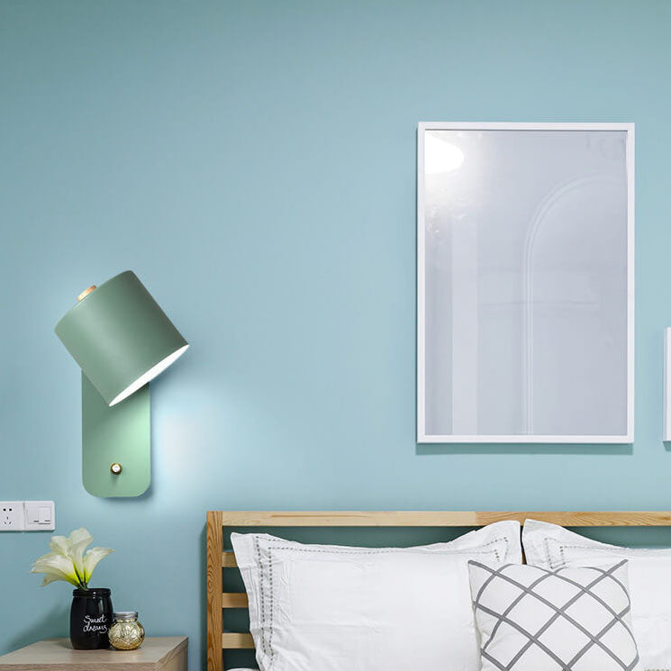 Nordic Macaron Cylinder Wall Sconce