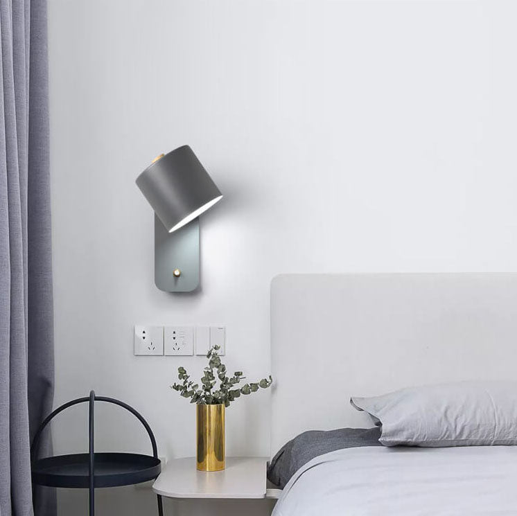 Nordic Macaron Cylinder Wall Sconce