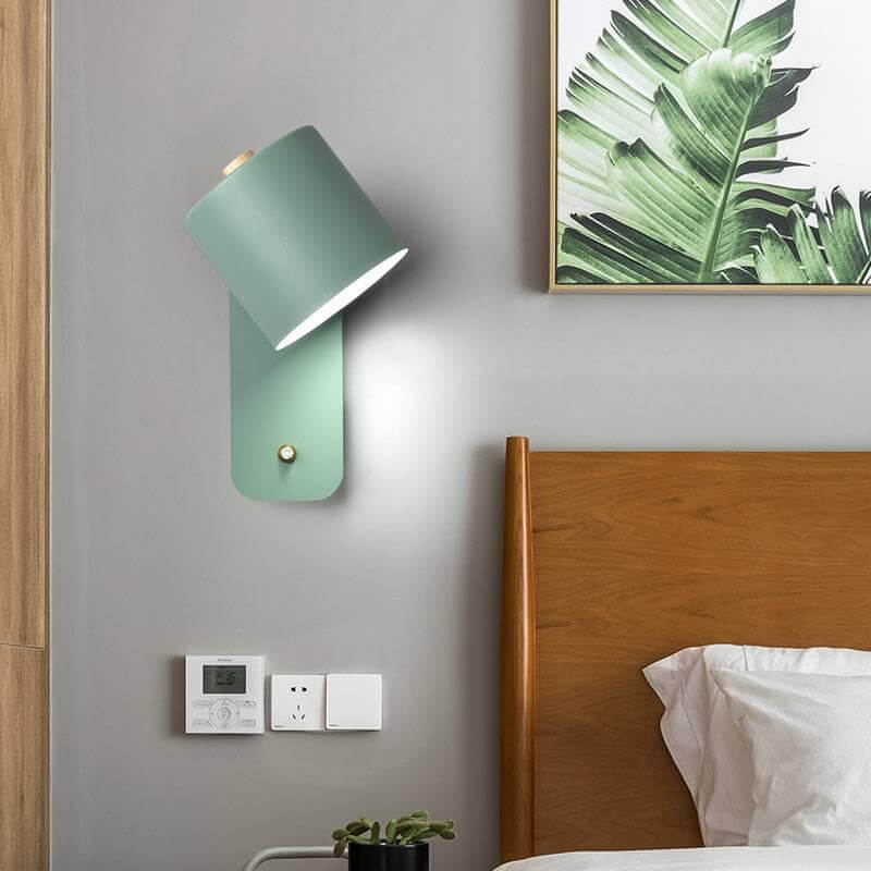 Nordic Macaron Cylinder Wall Sconce