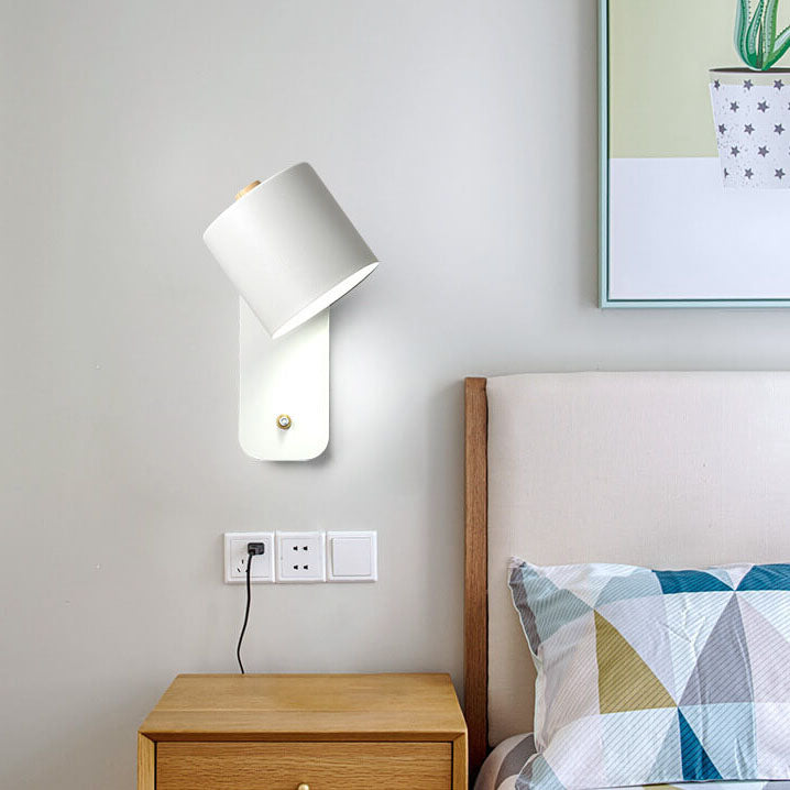 Nordic Macaron Cylinder Wall Sconce
