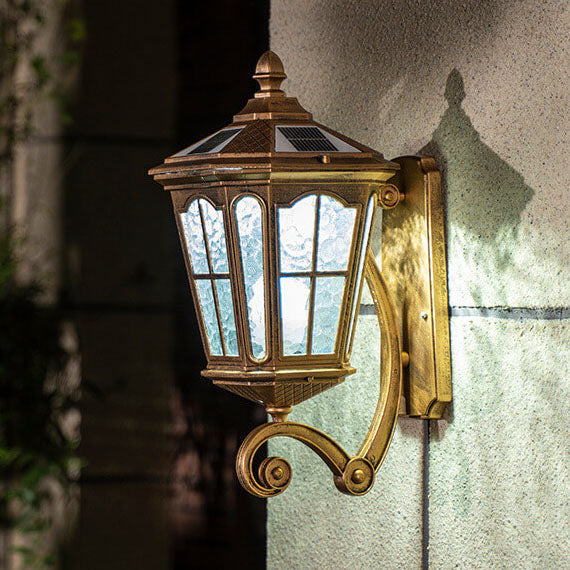 Premium European Waterproof Solar Outdoor Lantern