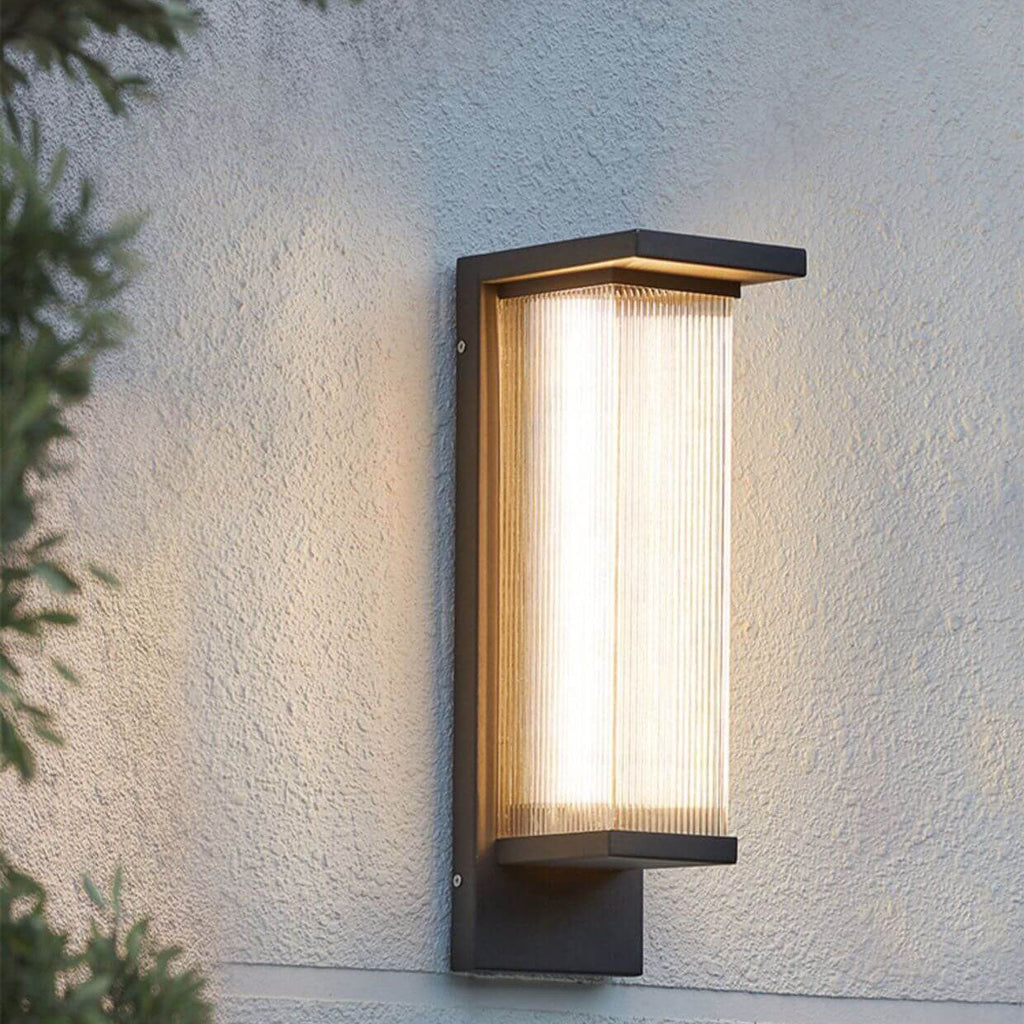 Premium Waterproof Rectangular LED Outdoor Wall Sconce