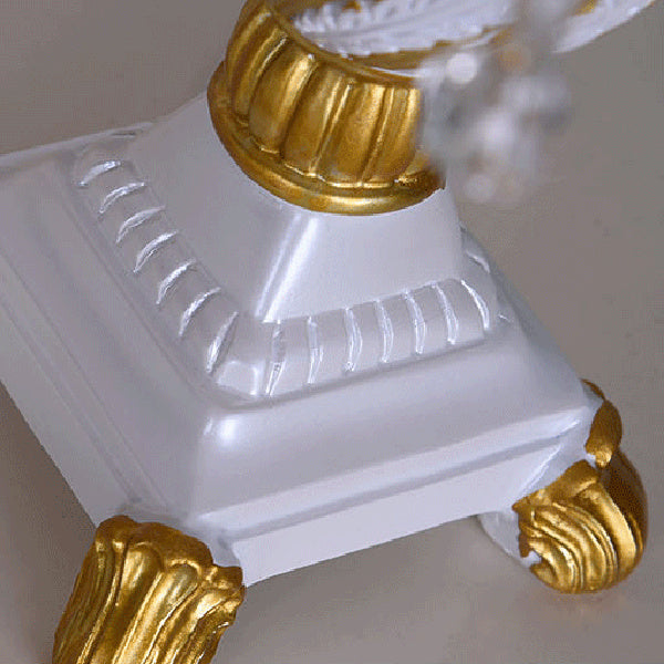 Luxury Lace Resin 1-Light Table Lamp - European Design