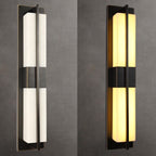 Rectangular Copper Marble LED Outdoor Wall Sconce