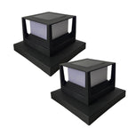 Premium Solar Square Pillar Head Light