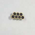 Premium Hexagonal Black and Gold LED Outdoor Wall Sconce