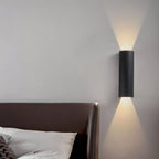 Contemporary Aluminum Cylindrical LED Wall Sconce