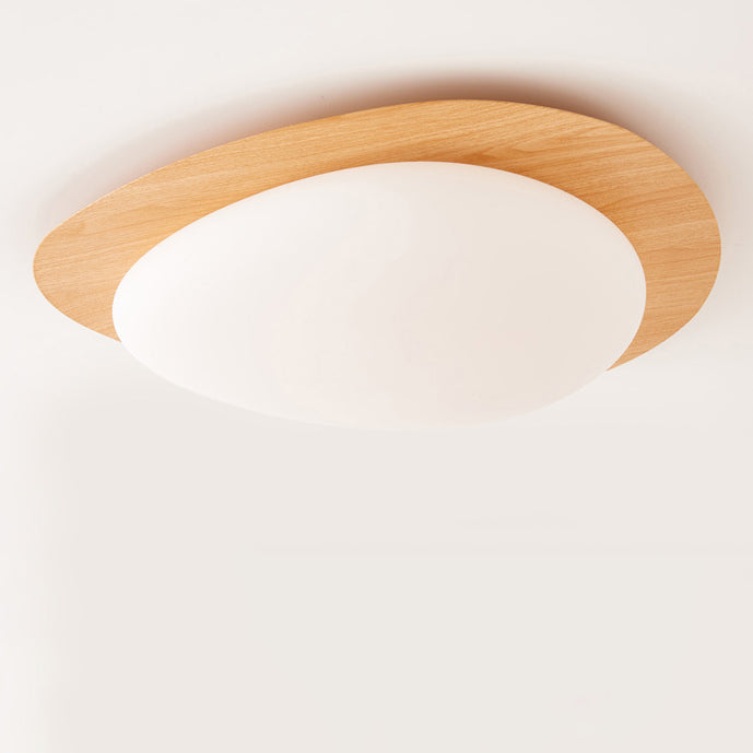 Scandinavian Pebble LED Flush Mount Ceiling Light for Bedroom