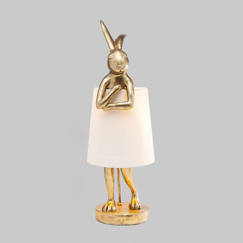 Premium Nordic Rabbit Resin Table Lamp - 1 Light