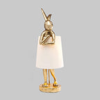 Premium Nordic Rabbit Resin Table Lamp - 1 Light