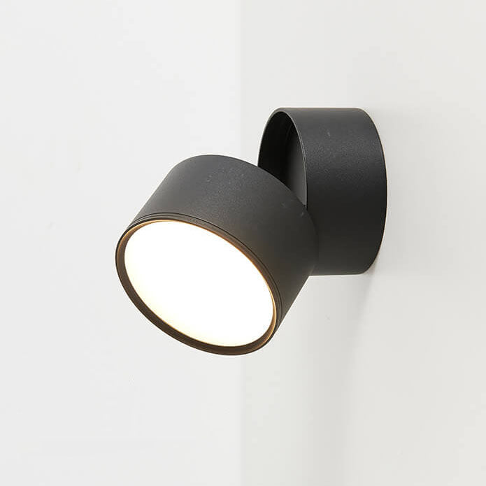 Minimalist Round Rotatable LED Wall Sconce Lamp