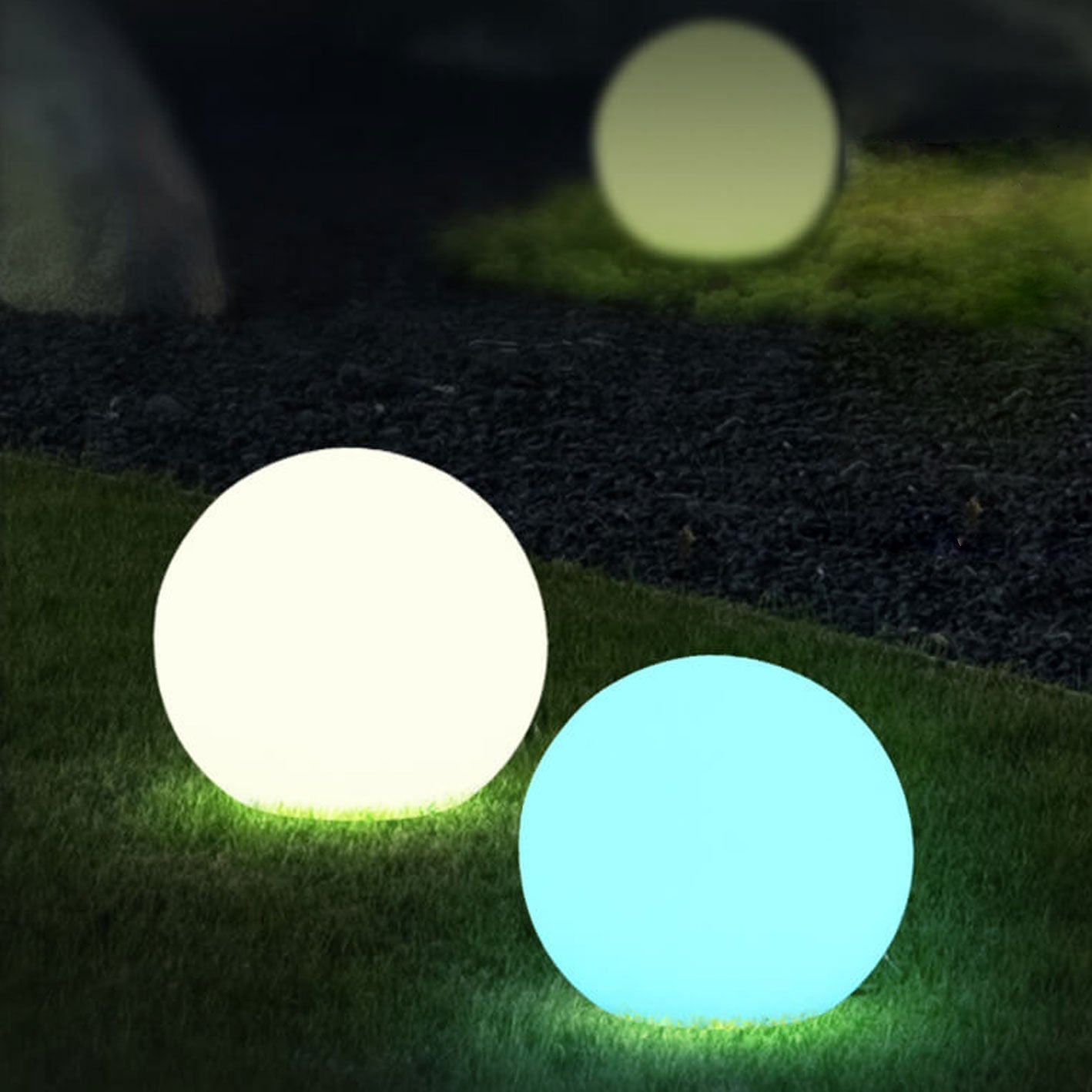 Premium Solar Waterproof Spherical LED Outdoor Lawn Light