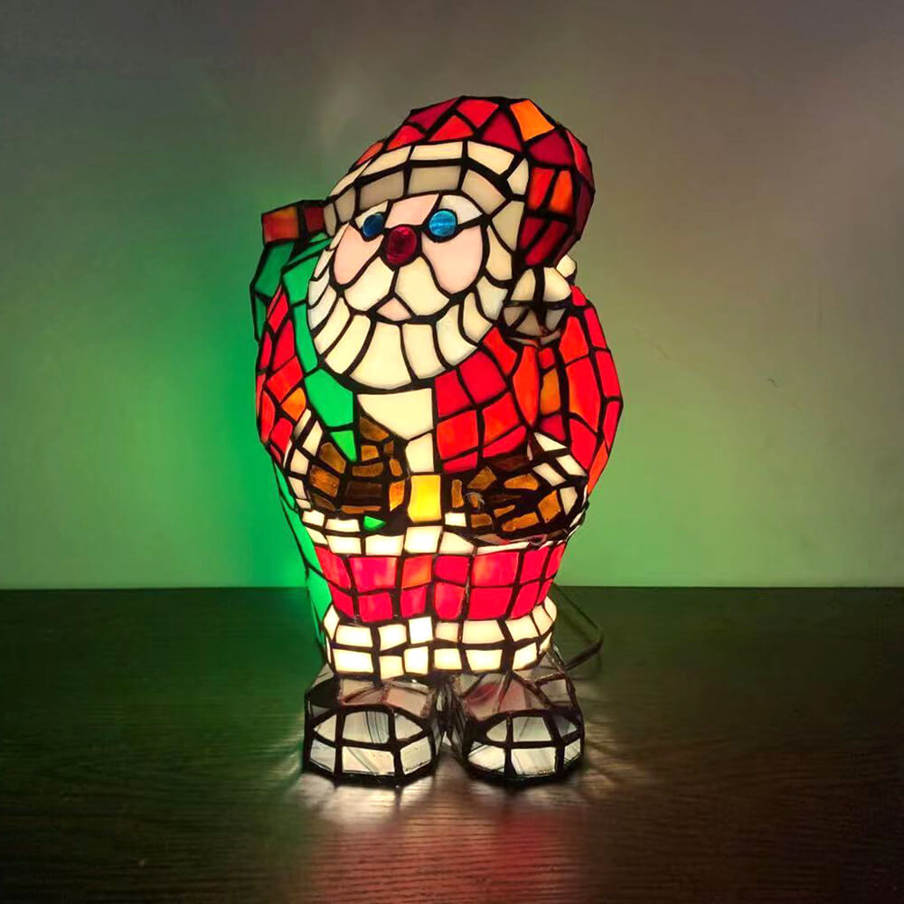 Premium Tiffany Stained Glass Animal Table Lamp - 1-Light Decorative Accent