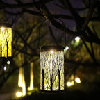 Art Deco Solar Cylinder Lantern