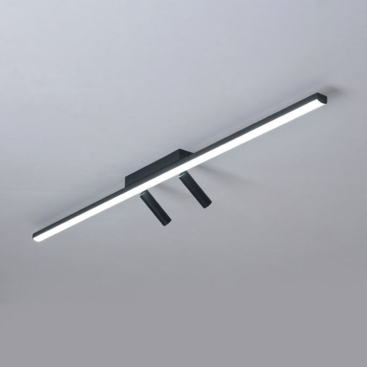 Nordic Minimalist LED Flush Mount Ceiling Light - Acrylic Long Strip Spotlight