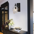 Modern Round Skull Glass Wall Sconce Lamp