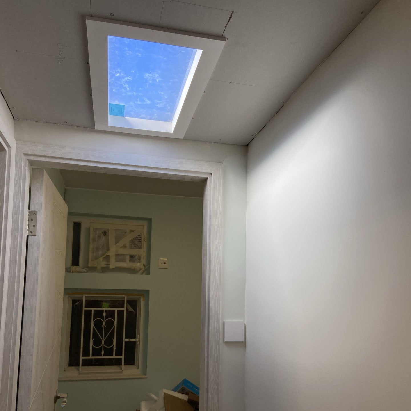 Blue Sky Metal LED Flush Mount Light