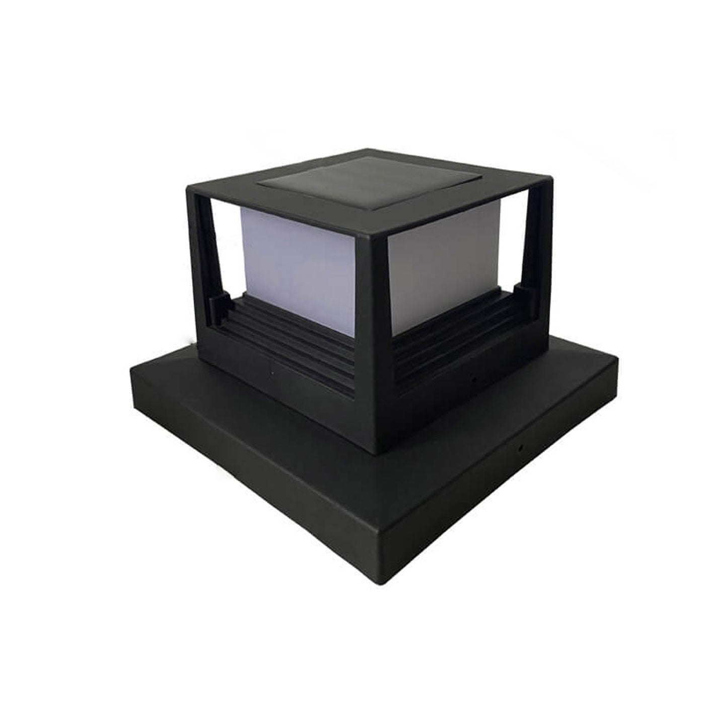 Premium Solar Square Pillar Head Light