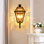 Premium Waterproof Iron 3-Light Outdoor Wall Lantern