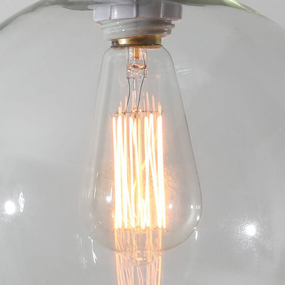 Premium Nordic Minimalist Round Glass Pendant Light - 1-Light