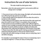 Art Deco Solar Waterproof LED String Lights - Outdoor