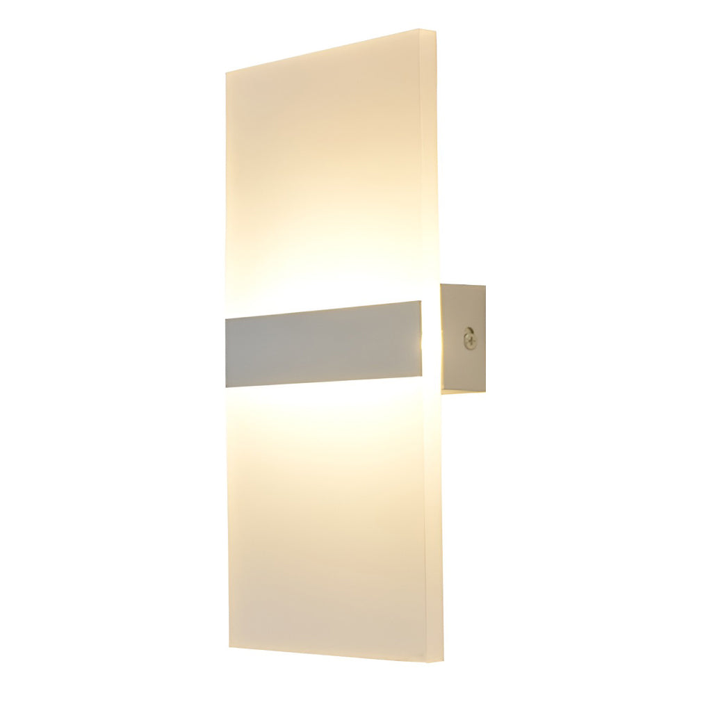 Modern Rectangular 6W LED Acrylic Wall Sconce