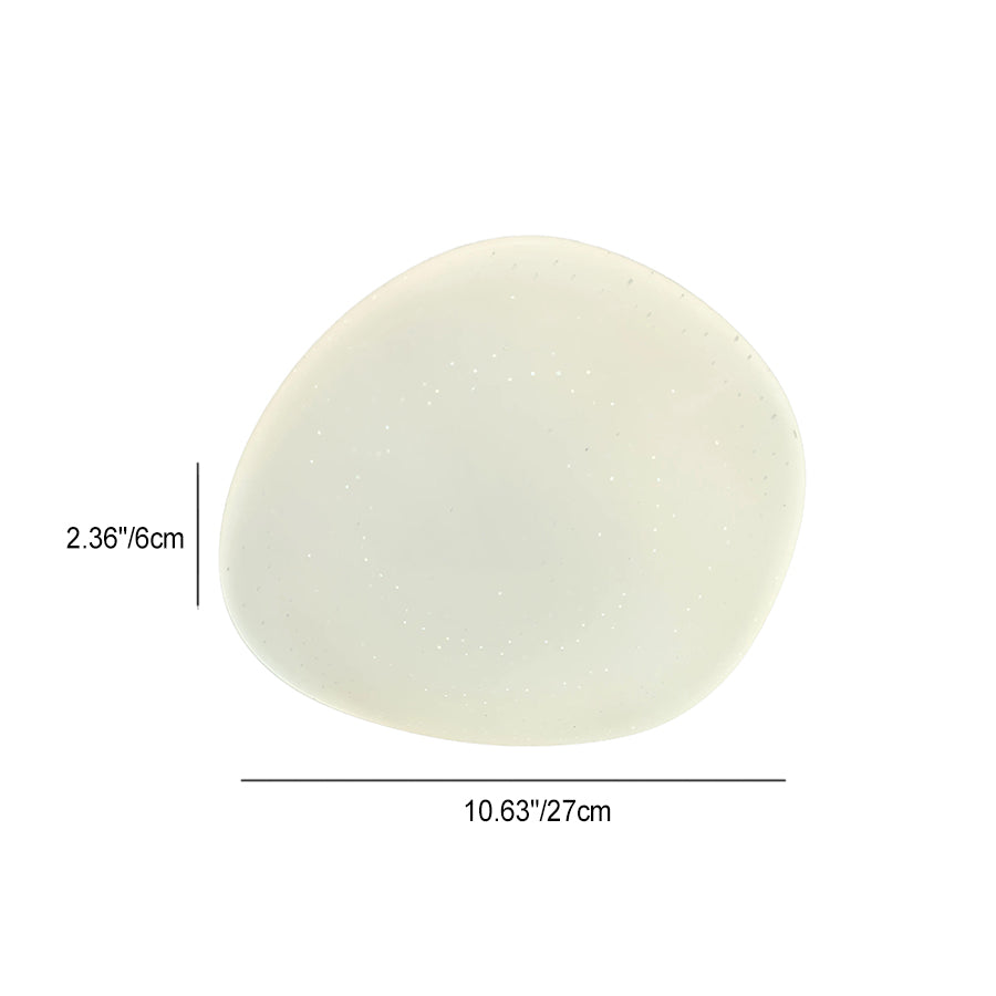 Pebble Stone LED Flush Mount Light