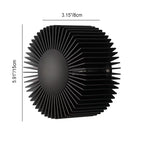 Minimalist Aluminum Round LED Wall Sconce