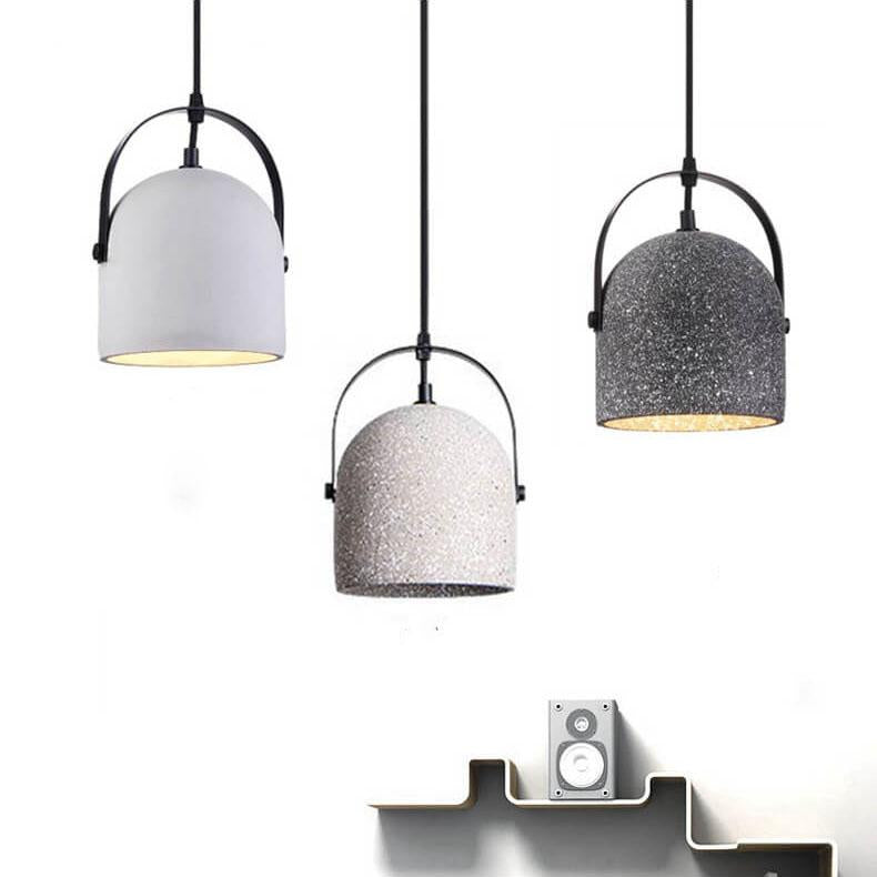 Nordic Cement Cylinder Pendant Light