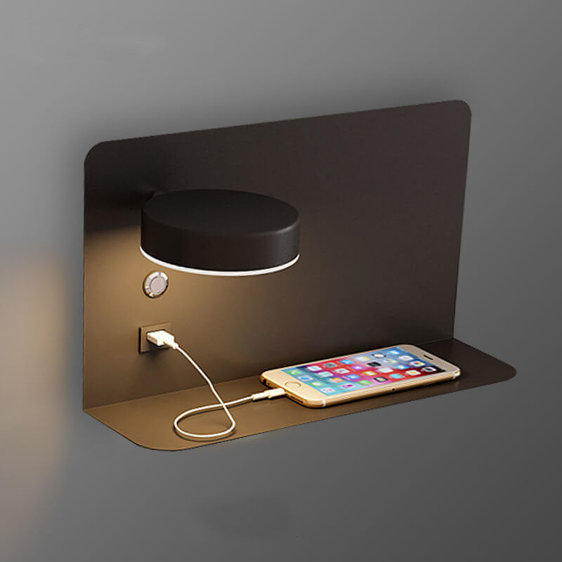 Square LED USB Rechargeable Wall Sconce