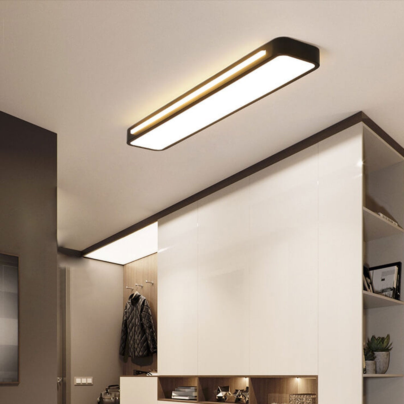 Premium Nordic Minimalist Long LED Ceiling Light