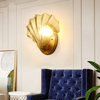 Glass Shell 1-Light Wall Sconce