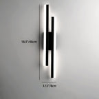 Minimalist Iron & Acrylic LED Wall Sconce