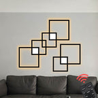 Modern Square LED Iron Wall Sconce Lamp