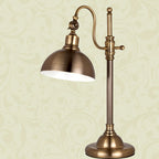 Retro Gold Iron Long Arm LED Table Lamp