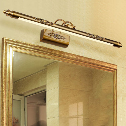 Carved LED Vanity Mirror Light