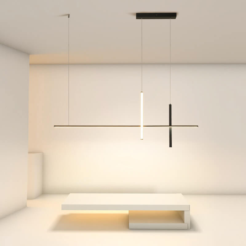 Sleek Long Line LED Chandelier