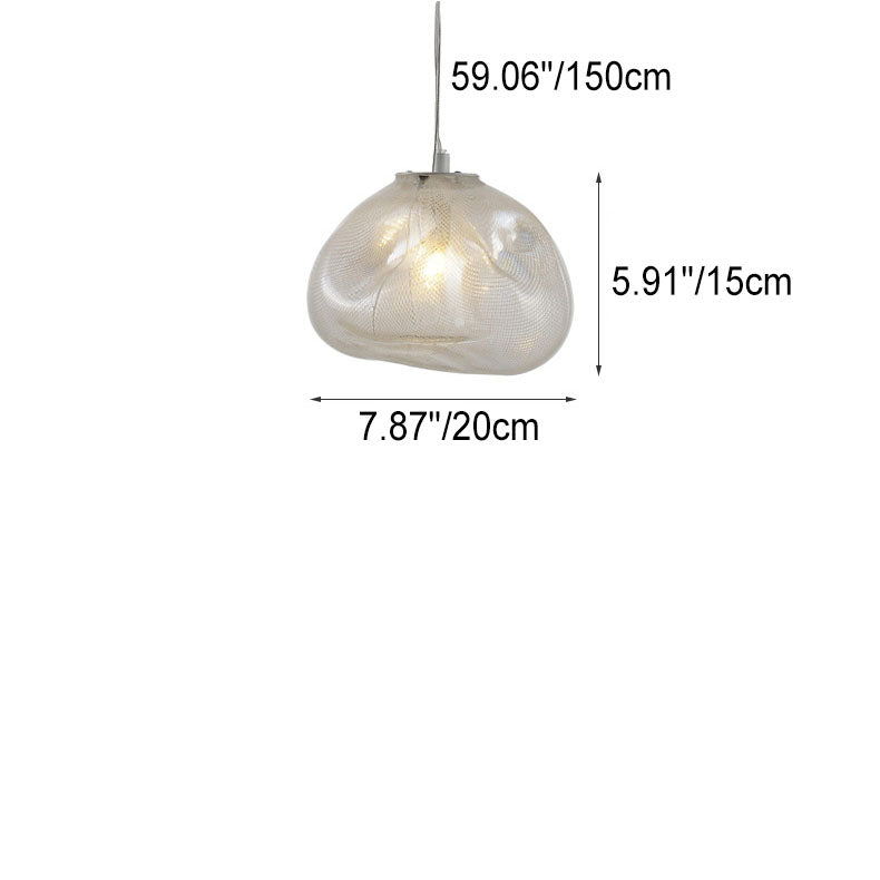Contemporary Cloud Glass Pendant Light